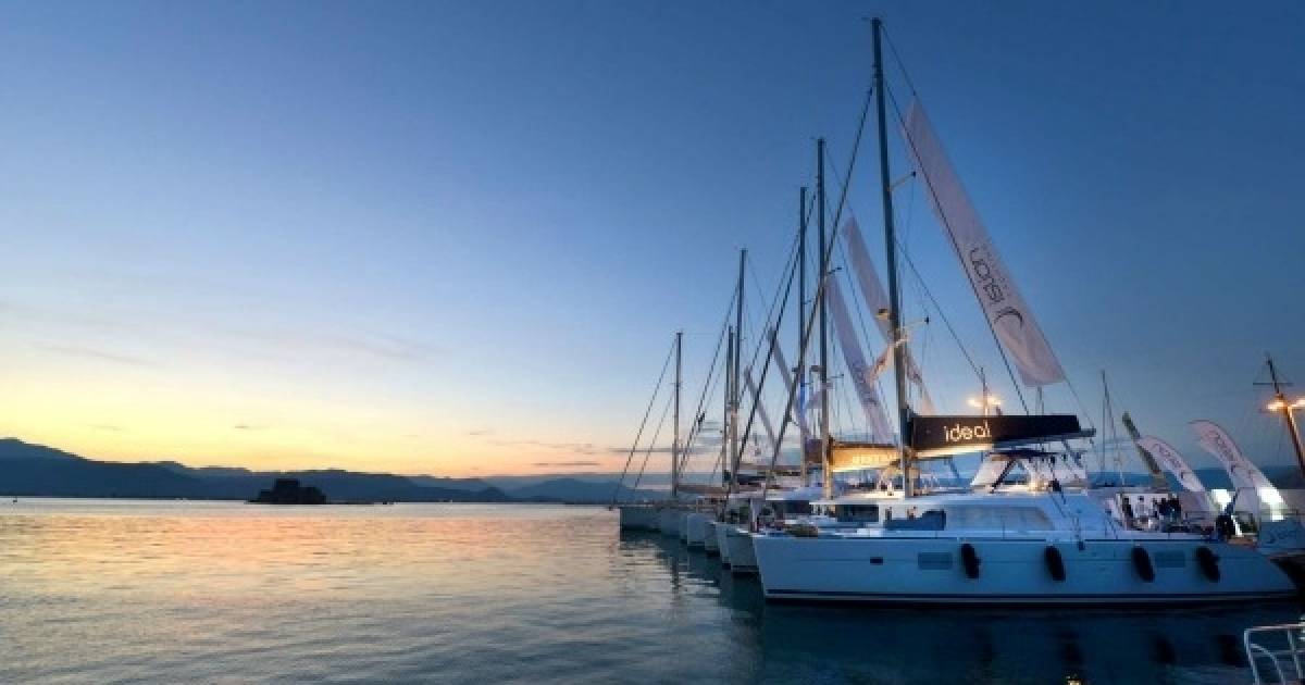 "The White Thing", at the Mediterranean Yacht Show by Istion Yachting